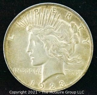 1923 Peace Silver Dollar Coin