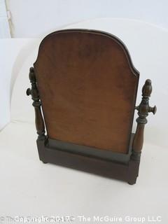 Dressing Table Tilt-Top Mirror Over Single Drawer 