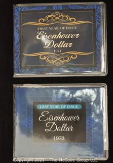 1971 and 1978 Eisenhower Dollar Coins