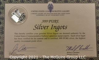 .99 Silver Ignots 