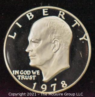 (4) Eisenhower Proof Uncirculated Dollar Coins