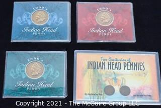 Collection of Indian Head Pennies