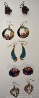 Group of Costume Jewelry Earrings.