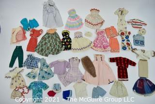 Group of Vintage Barbie Doll Clothes. 