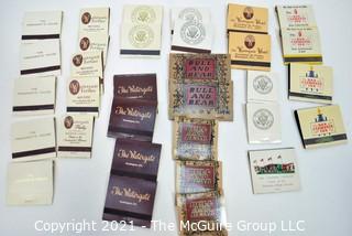 Collection of Vintage Matchbooks Including Watergate.