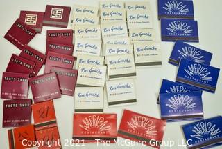 Group of Vintage Restaurant Matchbooks. 