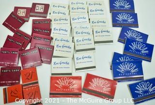 Group of Vintage Restaurant Matchbooks. 