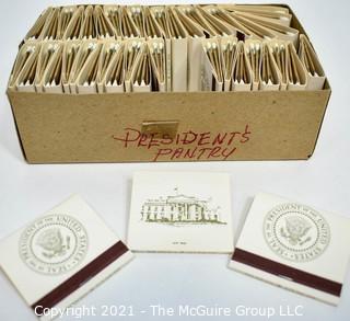 Box of Vintage Matchbooks with Seal of the President of the United States.