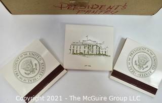 Box of Vintage Matchbooks with Seal of the President of the United States.