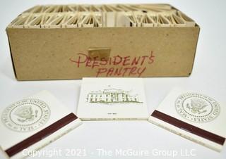 Box of Vintage Matchbooks with Seal of the President of the United States.