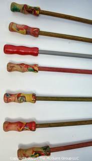 Collection of (7) Vintage Carnival Canes