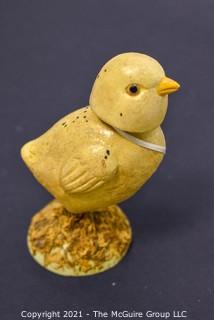 Vintage Bobble-Head Chick Toy.