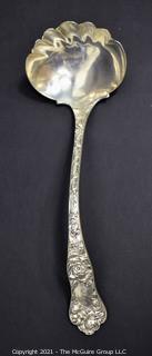 Antique George W Shiebler Mauser American Beauty Sterling Silver Punch Ladle.  Weighs 156g