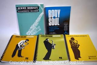 Saxophone Tutorial Music Books - Dorsey, Parker, Coltrane, Rollins