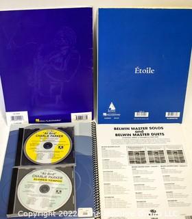 Music: Saxophone training books w/ CDs