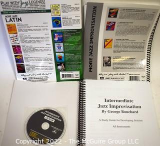 Music: Saxophone Jazz tutorial books w/CDs