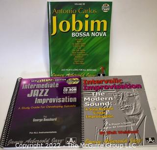 Music: Saxophone Jazz tutorial books w/CDs