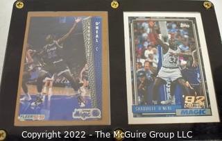 Collectible Sports Cards: Shaquille O'Neal Rookie Season '92-92 Topps & Fleer (in lucite holder) 0082JB