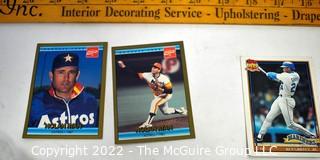 Collectible Sports Cards (Baseball) selection and Cal Ripken commemorative baseball {was 0083P} 