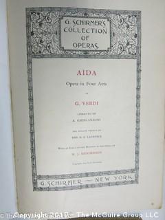 Collection of Books (1270) including "Aida" by Verdi