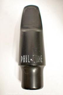 Woodwind Musical Instrument Mouthpiece - Phil-tone Eclipse .165 w/shipping tube