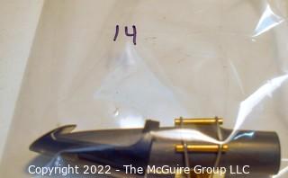 Woodwind Musical Instrument Mouthpiece - Custom David A Zagar metal 7 (2008) w/F.L. Ligature Cap