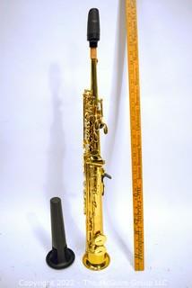 Yamaha YSS-62 Soprano Straight Saxophone in hard case w/accessories SN# 2376 (Beautiful Condition) (1980?) (Purple Logo)