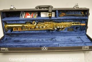 Yamaha YSS-62 Soprano Straight Saxophone in hard case w/accessories SN# 2376 (Beautiful Condition) (1980?) (Purple Logo)