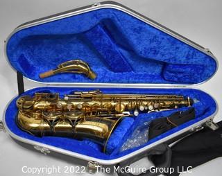 SML Rev D Alto Saxophone, SN# 14514 with Hiscox Pro II hard case.  Mouthpiece sold separately in this auction.