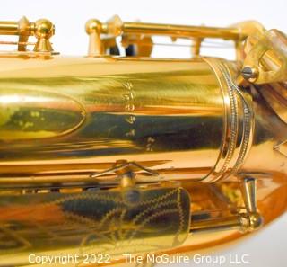 SML Rev D Alto Saxophone, SN# 14514 with Hiscox Pro II hard case.  Mouthpiece sold separately in this auction.