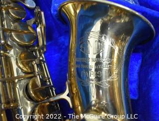 SML Rev D Alto Saxophone, SN# 14514 with Hiscox Pro II hard case.  Mouthpiece sold separately in this auction.