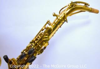 SML Rev D Alto Saxophone, SN# 14514 with Hiscox Pro II hard case.  Mouthpiece sold separately in this auction.