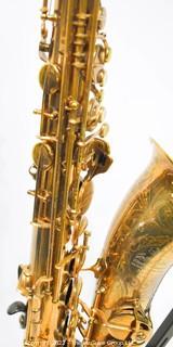 SML Gold Medal Tenor Saxophone, SN# 17484, white Hiscox Pro II hard case. Mouthpiece sold separately in this auction.