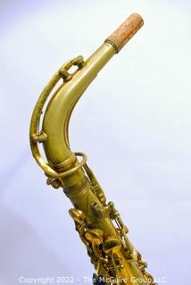 H.N. White King Zephter Alto Saxophone, SN 320645 w/black Softpack case. Mouthpiece sold separately in this auction.