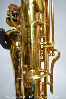 H. Couf "Superba I" Alto Saxophone, SN 79653 w/black softcase case. Mouthpiece sold separately in this auction.