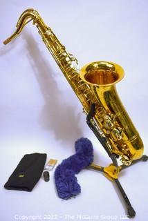 King Mariguax Tenor Saxophone Custom Made by SML, SN 22247 with black Hiscox hard case, accessories. Mouthpiece sold separately in this auction.