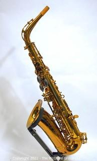 P. Mauriat 67 RCL Alto Saxophone SN# PM1211012 w/black case, many accessories. Mouthpiece sold separately in this auction.