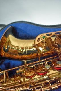 P. Mauriat 67 RCL Alto Saxophone SN# PM1211012 w/black case, many accessories. Mouthpiece sold separately in this auction.