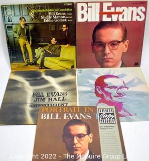 Vinyl Records: Five (5) Bill Evans Jazz Albums