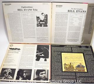 Vinyl Records: Four (4) Bill Evans Jazz Albums