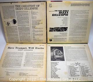 Vinyl Records: Four (4) Dizzy Gillespie Jazz Albums