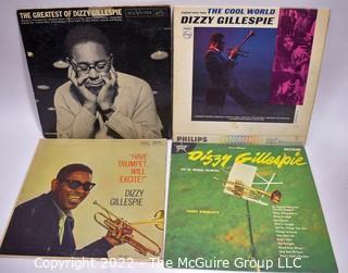 Vinyl Records: Four (4) Dizzy Gillespie Jazz Albums