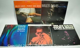 Vinyl Records: Five (5) Miles Davis Jazz Albums #2