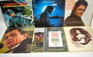 Six (6) Johnny Cash Vinyl LP Albums #1