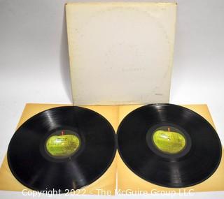 Vintage Beatles White Album Vinyl LP Record.  Good condition.  