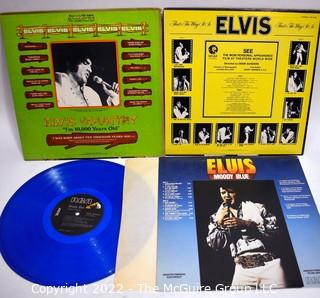 Vinyl Records: Three (3) record Elvis Presley lot