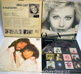 Vinyl Records: Four (4) Female Pop Albums: Streisand et al