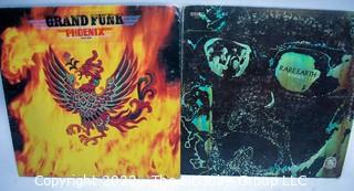 Vinyl Records: Two (2) Rock Records -Grand Funk and Rare Earth