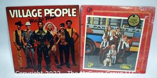 Vinyl Records: Two (2) Rock/Pop Records: Village People and Partridge Family