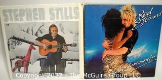 Vinyl Records: Two (2) Male Rock Records - Rod Stewart and Steven Sills